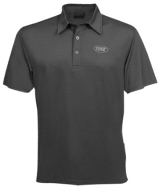 Mens Silvertech Polo:Charcoal